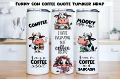 Funny coffee quote Tumbler Wrap designs|PNG, 20 oz. Product Image 4