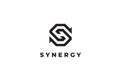 Synergy Letter S logo design vector template Product Image 3