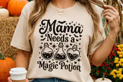 Mama Needs A Magic Potion Svg, Halloween Mom Svg. Product Image 4