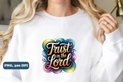 Trust in the lord PNG Design, Christian png Product Image 3
