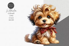Dog clipart, Puppy clipart, Dog sublimation Product Image 1