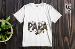 Dad Vintage Patchwork Typography Baseball Cap Design Product Image 3