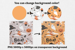 Seamless Halloween Digital Paper, Cute Pattern Design Product Image 3