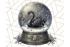 Dark Nutcracker Clipart Gothic Holiday Ballet PNG, Christmas Product Image 3