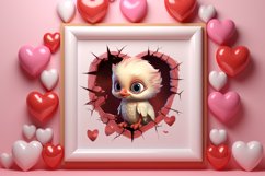 Valentine Broken Heart Animal Clipart, Valentines Couple Product Image 3
