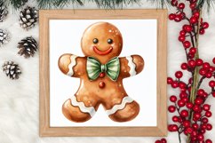 Gingerbread Man Sublimation Clipart, Gingerbread Man Clipart Product Image 3