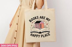 Books are my happy place PNG, Book Sublimation Bundle PNG Product Image 3