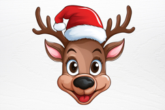 Christmas Reindeer Sublimation Clipart Product Image 3