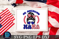 All American mama SVG, 4t4th of July SVG Product Image 3