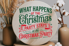 What Happens At The Christmas Party Stays At The Christmas Product Image 3
