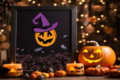 Happy Halloween svg, Pumpkin svg, Spooky season svg Product Image 2