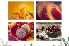 Peach Cutting Board, Cherry PNG, Lemonade PNG Product Image 3