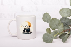 Cartoon Panda Illustration, Panda PNG, Animals PNG Product Image 3