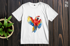 Scarlet Macaw Clipart Sublimation PNG Product Image 2