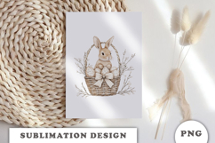 Watercolor Easter Bunny png Product Image 3
