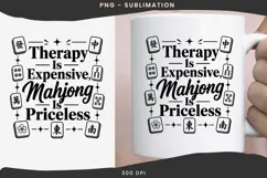 Mahjong quote png design for T-shirts Product Image 3