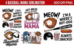 Baseball Mama Sublimation PNG Product Image 1