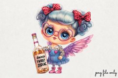 Cupid Anti Valentines Day Clipart PNG Product Image 1