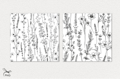 Floral digital paper, background clipart Product Image 3