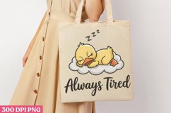 Always Tired PNG, Funny Animals Sublimation PNG Product Image 3