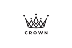 Crown Logo Design Vector Illustration Product Image 1