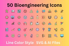 Bioengineering Icon Set 50 Glyph Icons - SVG And AI Files Product Image 2