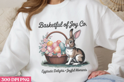 Vintage Easter Rabbit Bunny Bundle PNG Product Image 5