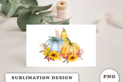 Watercolor Pumpkins composition png Product Image 3