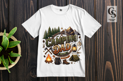 Camping Dad Adventure Outdoor Sublimation PNG Product Image 3