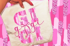 GIGI Valentines Coquette Brushstroke PNG | Vday Grandma Gift Product Image 1