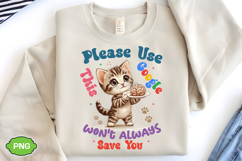Funny Cat with Sarcastic Quotes, Funny Pet Animal Meme, Puns Product Image 4