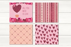 Valentine sublimation glitter Skinny tumbler design bundle Product Image 3