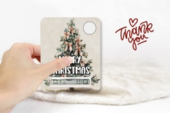 Watercolor Christmas Tree Money Cards, Christmas Gift Cards Product Image 3