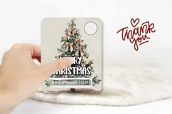 Watercolor Christmas Tree Money Cards, Christmas Gift Cards Product Image 3