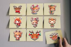 Cute Christmas Deer Sticker Bundle Product Image 4