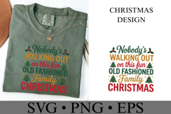 Old Fashioned Family Christmas Svg | Shirt Svg Product Image 1