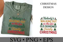Old Fashioned Family Christmas Svg | Shirt Svg Product Image 1