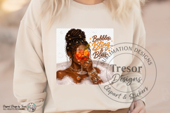 Bubbles Bling &amp; Bliss PNG Glam Girl Sublimation Product Image 4