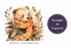 Christmas Tumbler Wrap, Christmas Bear Tumbler Sublimation Product Image 3