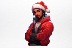 Christmas Chibi Men Clipart PNG Product Image 3