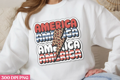 America PNG, 4th Of July Sublimation PNG Product Image 3