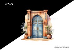 Watercolor Moroccan Clipart Product Image 1