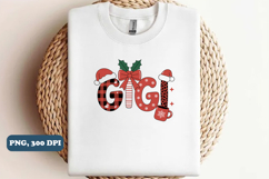 Gigi Christmas sublimation PNG Design, PNG Sublimation Product Image 3