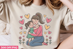 Floral Mama Mom Sublimation PNG Product Image 3