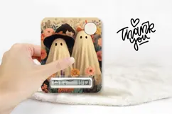 Cartoon Halloween Money Card, Floral Ghosts Money Card Product Image 3