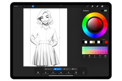 19 Procreate Preppy style Stamp Brushes Product Image 4