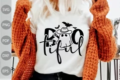 BOO - tiful SVG Cut Files/ Halloween BABY Shirt Design Product Image 1