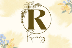Aubrielle Monogram - Elegant Script Monogram Font Product Image 2