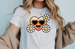 Smiling Heart Valentine PNG, Valentine’s Day Sublimation PNG Product Image 3