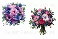 Flowers, Ephemera, Shabby Chic , PNG, Clipart Product Image 3